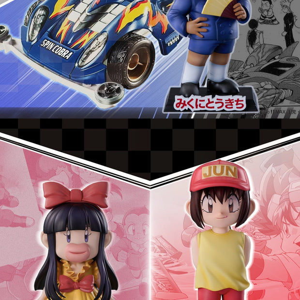 [Pre-Order Closed] Mimo Studio - Statue - Bakusō Kyōdai Let's & Go!! - All Characters Resonance Series Fourth Edition Tokichi Mikuni & Chiiko Mikuni & Jun Sagami