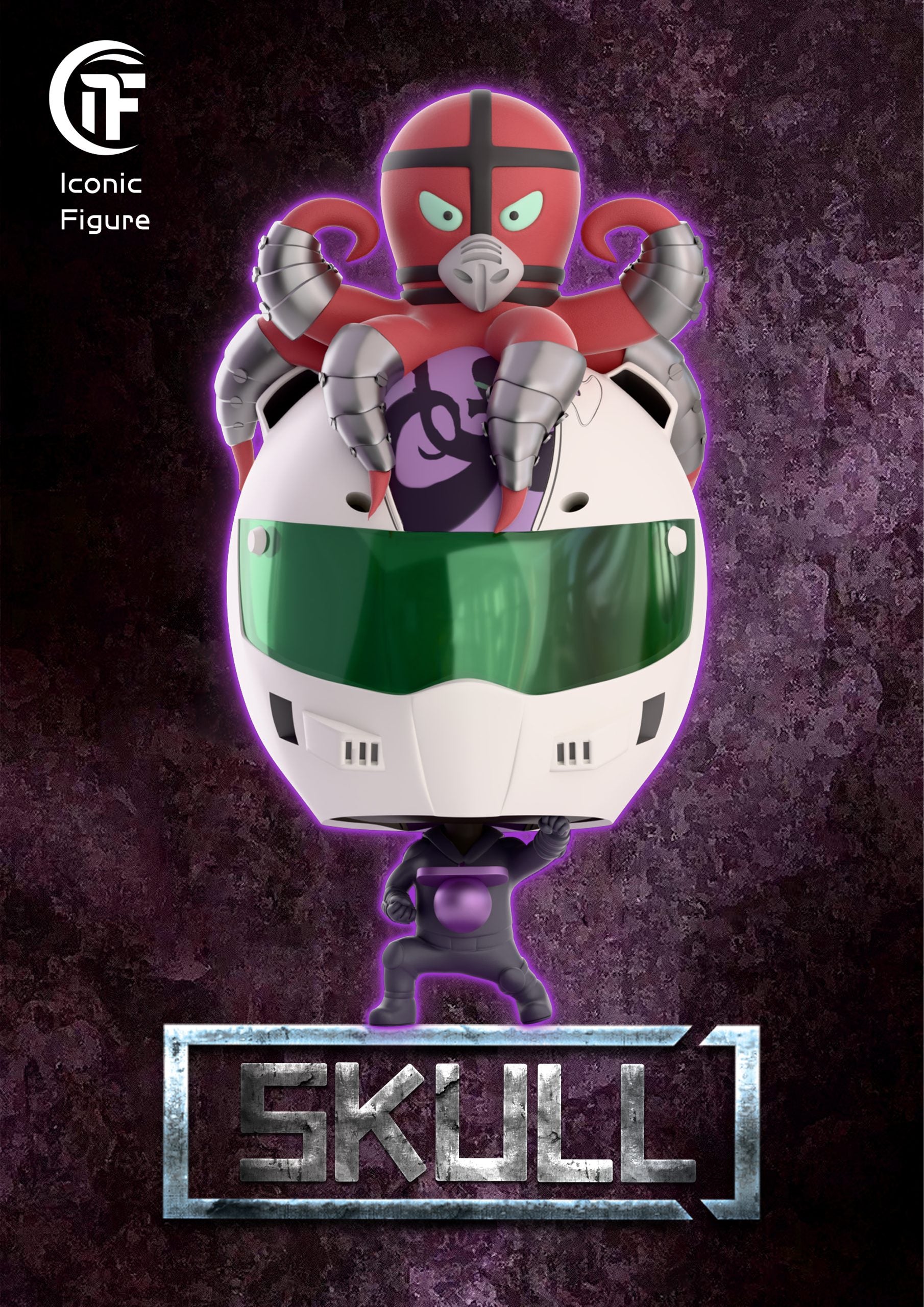 [Pre-Order] Iconic Figure Studio - Statue - Katekyo Hitman Reborn - The Fourth Series of Rainbow Children Skull