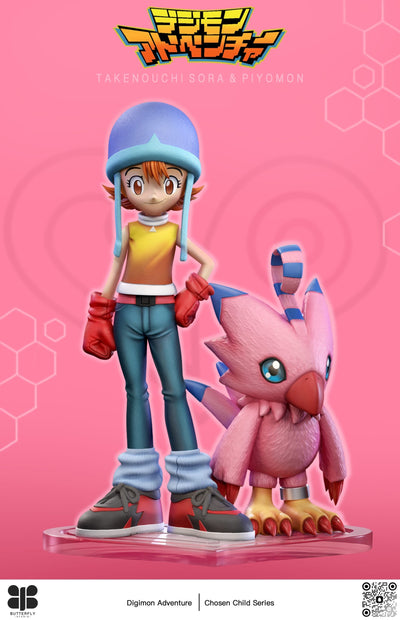 [Pre-Order Closed] Butterfly Studio - Statue - Digimon - Sora Takenouchi and Piyomon