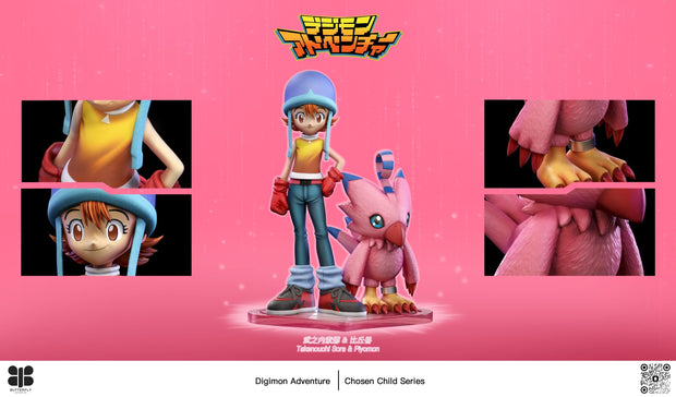 [Pre-Order Closed] Butterfly Studio - Statue - Digimon - Sora Takenouchi and Piyomon