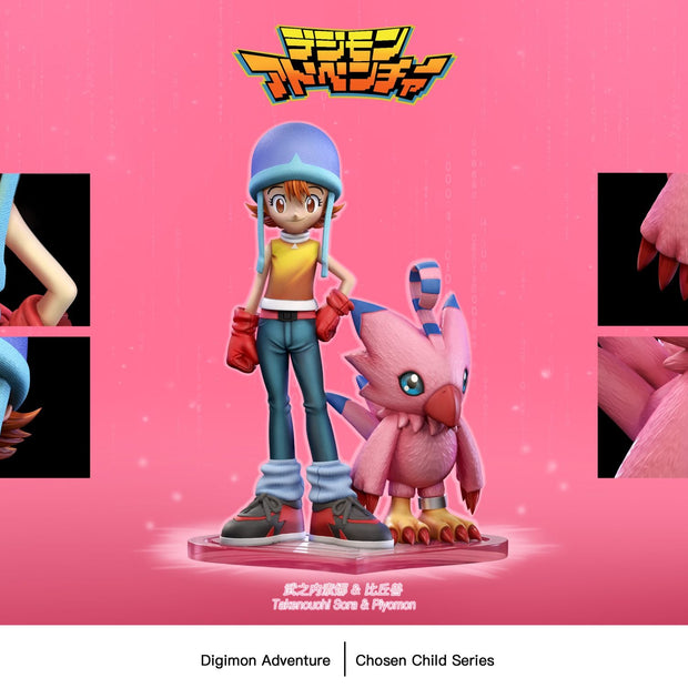 [Pre-Order Closed] Butterfly Studio - Statue - Digimon - Sora Takenouchi and Piyomon