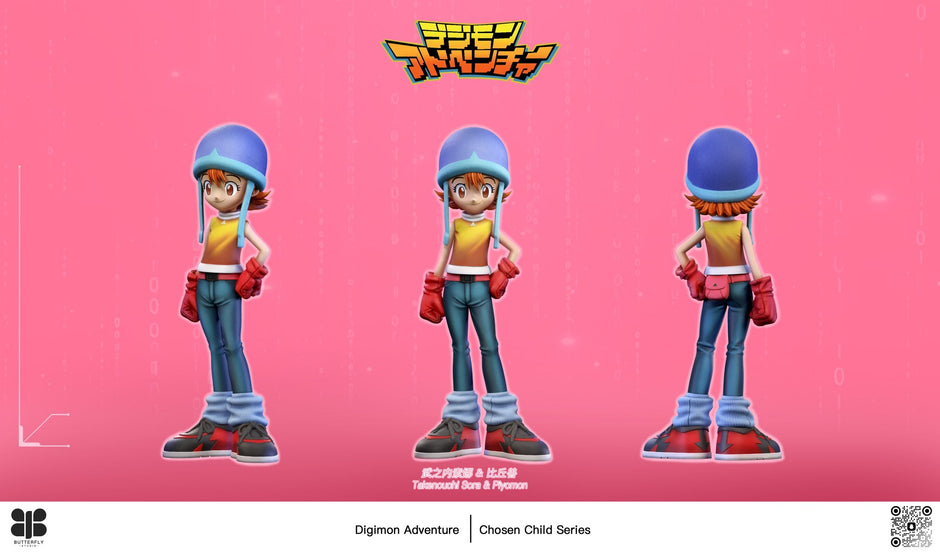 [Pre-Order Closed] Butterfly Studio - Statue - Digimon - Sora Takenouchi and Piyomon