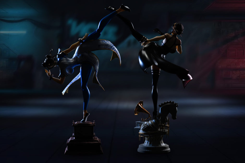 [Pre-Order] Xpic Studio - Statue - Street Fighter/Spy x Family - Chun-Li vs Yor Forger