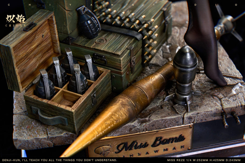 [Pre-Order Closed] CHIYAN Studio - Statue - Chainsaw Man - Miss Bomb Reze