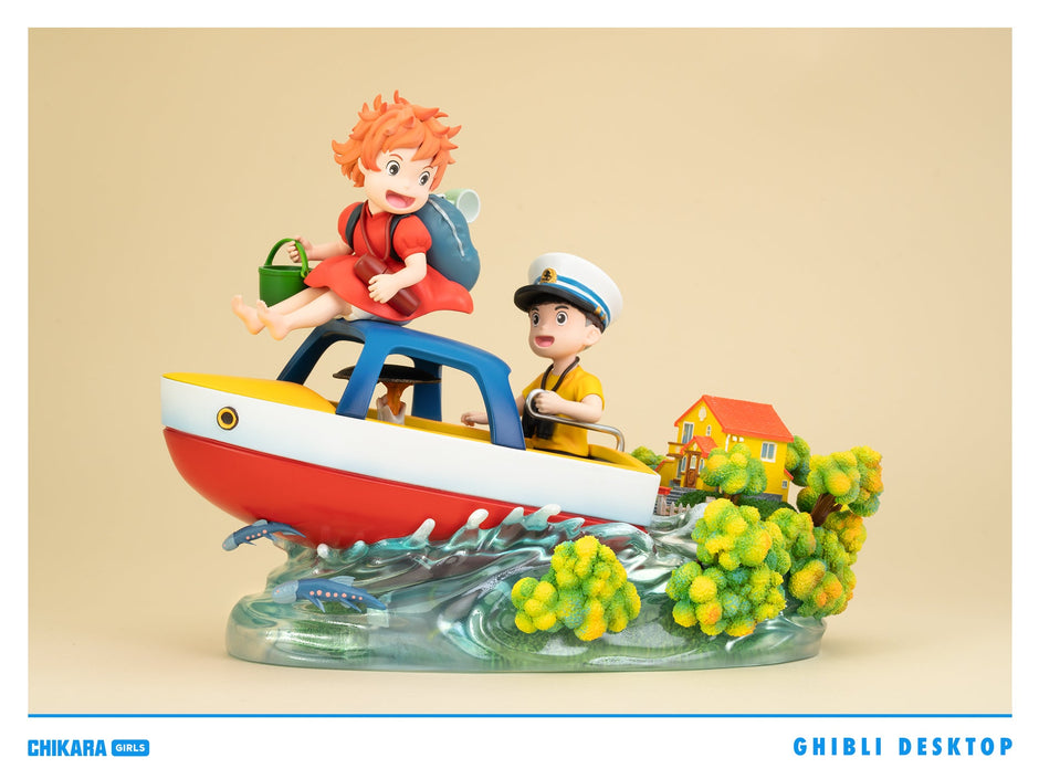 [Pre-Order] CHIKARA Studio  - Statue - Ponyo on the Cliff - Desktop Series Ponyo on the Cliff
