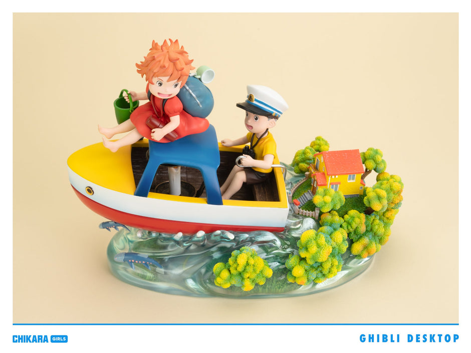 [Pre-Order] CHIKARA Studio  - Statue - Ponyo on the Cliff - Desktop Series Ponyo on the Cliff