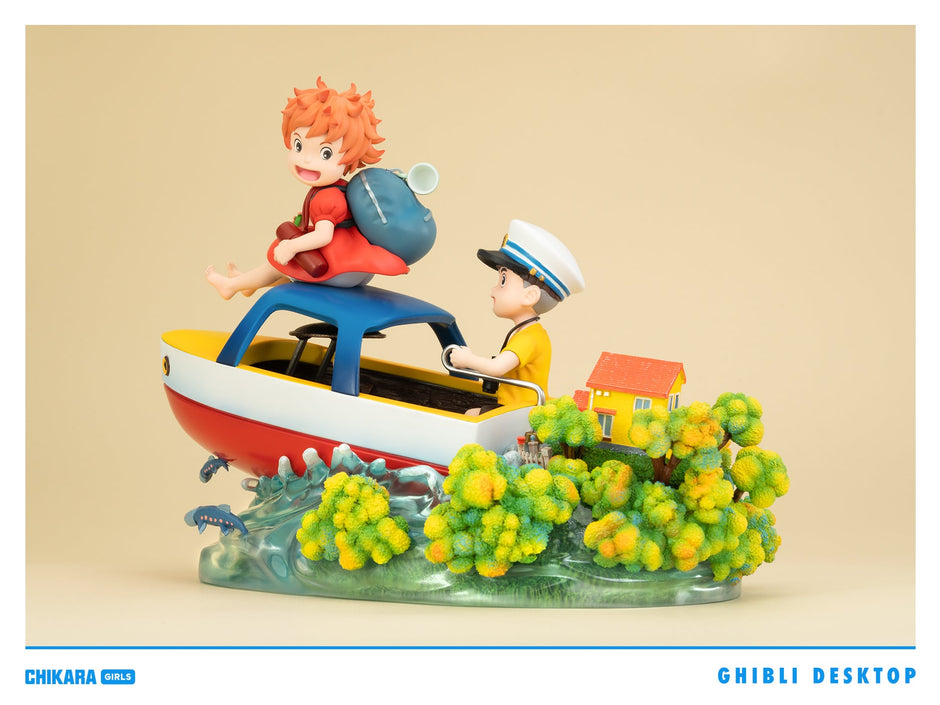 [Pre-Order] CHIKARA Studio  - Statue - Ponyo on the Cliff - Desktop Series Ponyo on the Cliff