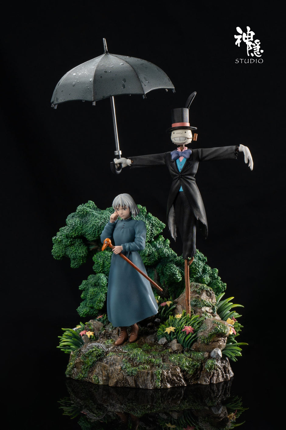 [Warehouse in Stock] Shen Yin Studio - Statue - Howl's Moving Castle - Silhouette Moment Series Turnip Head's Guardian