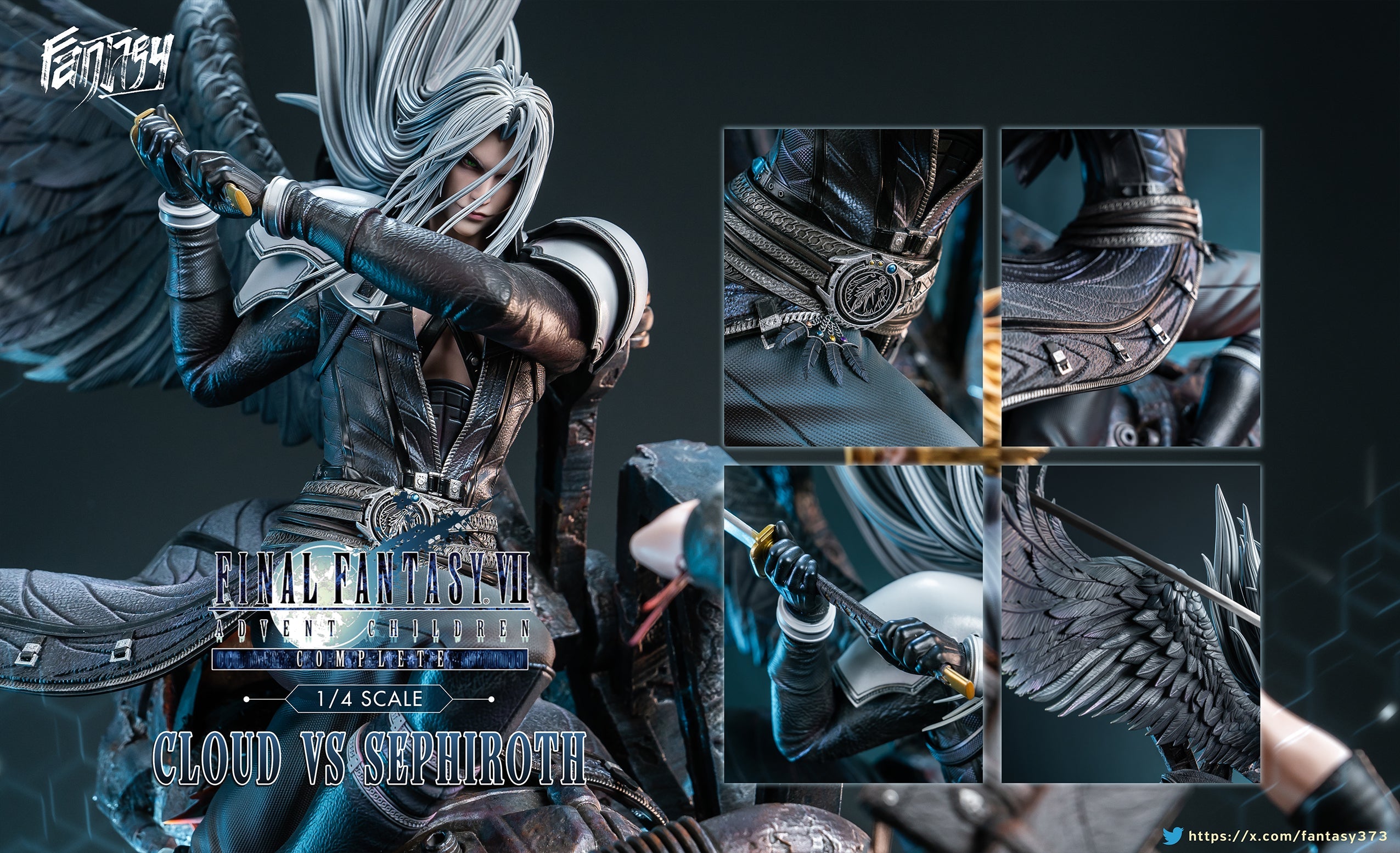 [Pre-Order Closed] FANTASY Studio & Dragon Studio - Statue - Final Fantasy - Sephiroth vs Cloud