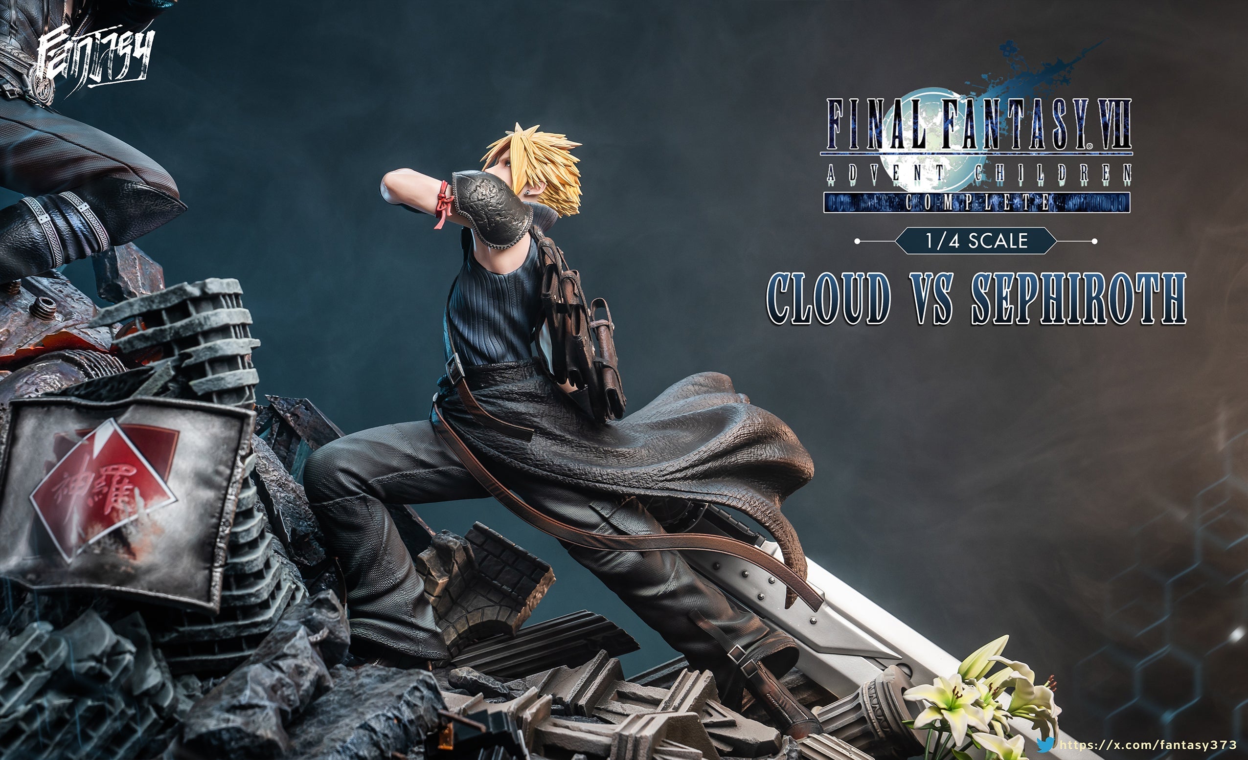 [Pre-Order Closed] FANTASY Studio & Dragon Studio - Statue - Final Fantasy - Sephiroth vs Cloud