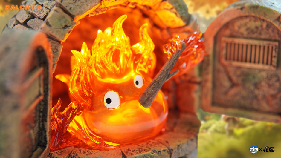 [Pre-Order] Hit Face Studio - Statue - Howl's Moving Castle - Hayao Miyazaki Fortune Series #2 Calcifer in the Fireplace