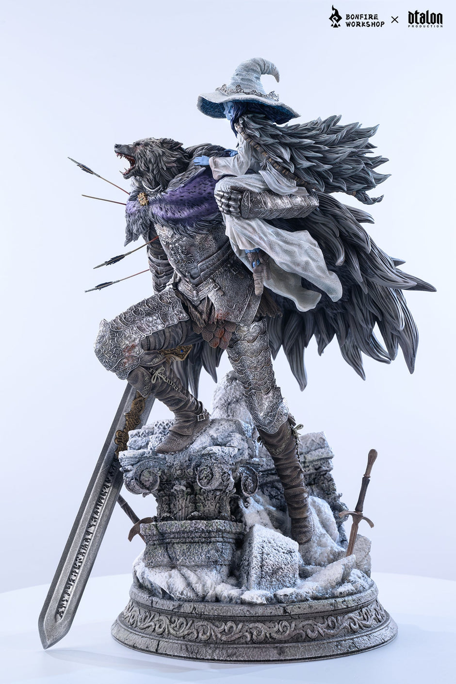 [Pre-Order Closed] BONFIRE Studio - Statue - Elden Ring - Ranni & Blaidd the Half-Wolf Wolf and Lunar Princess