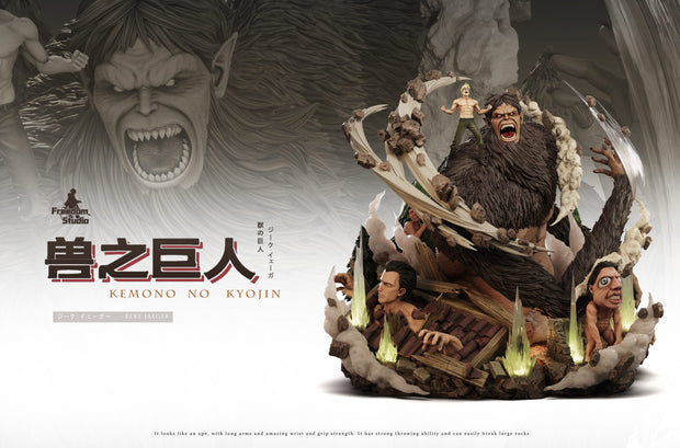 [Pre-Order Closed] Freedom Studio - Statue - Attack on Titan - 016 Zeke Yeager & Beast Titan