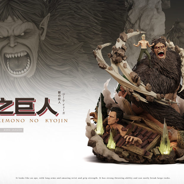 [Pre-Order Closed] Freedom Studio - Statue - Attack on Titan - 016 Zeke Yeager & Beast Titan