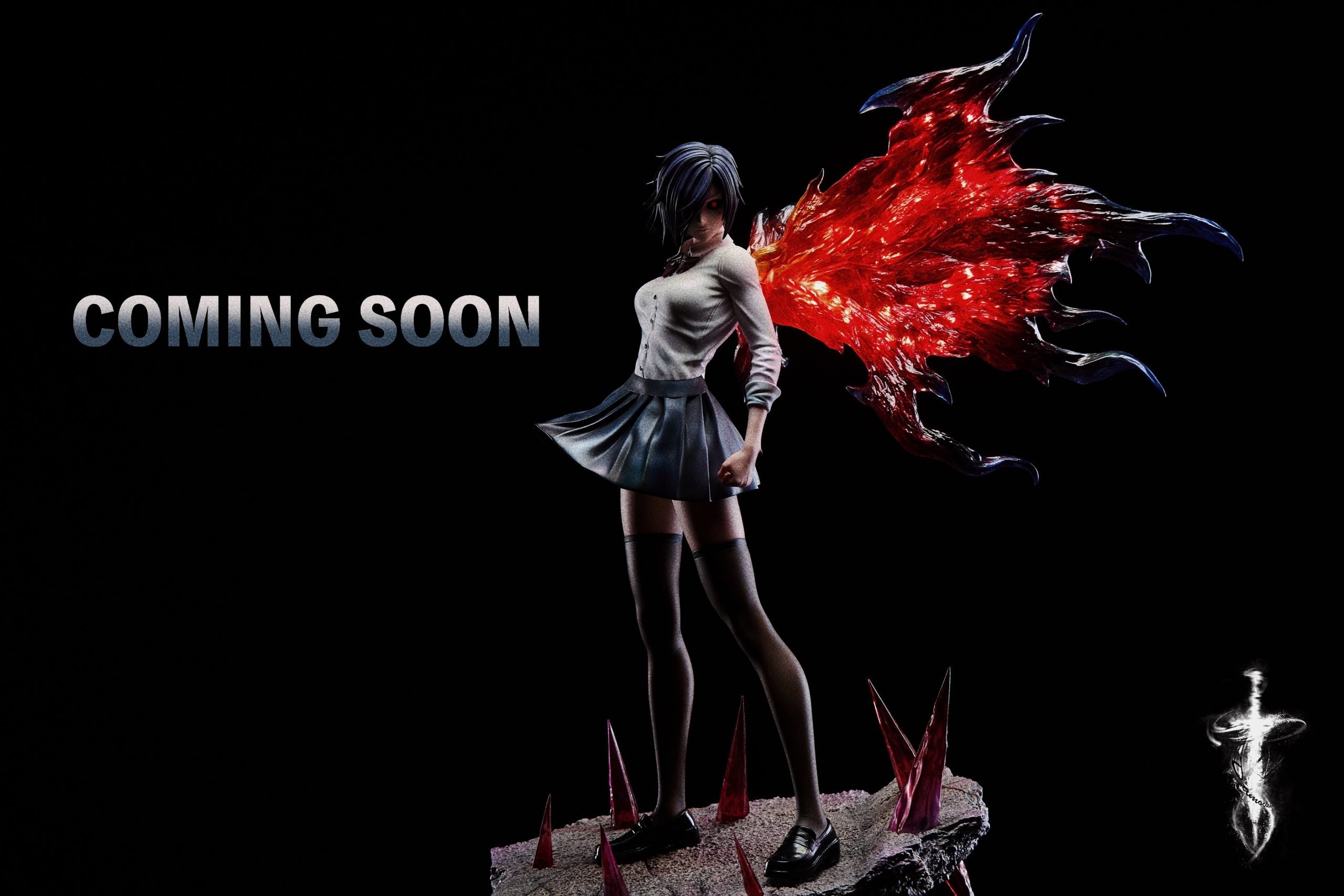 [Warehouse in Stock] Damocles Studio - Statue - Tokyo Ghoul  - Kirishima Touka