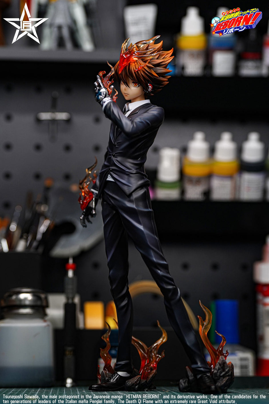 [Pre-Order Closed] Jiang Xing Studio  - Statue - Katekyo Hitman Reborn - Future Arc The Tenth Vongola Boss Tsunayoshi Sawada