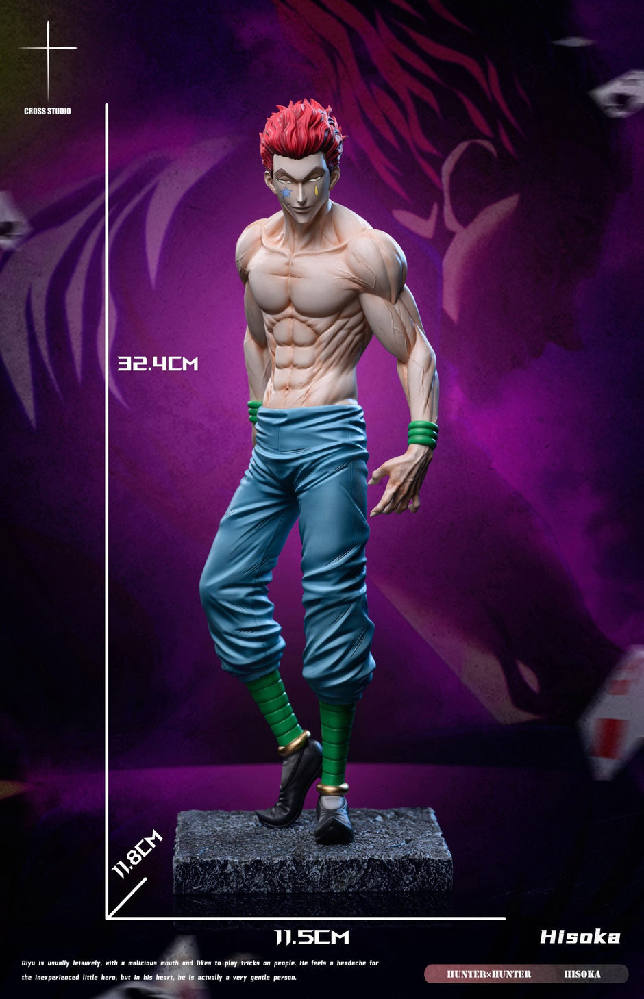 [Pre-Order] Cross Studio - Statue - Hunter x Hunter - Standing Hisoka