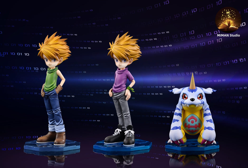 [Pre-Order Closed] MIMAN Studio - Statue - Digimon - Main character Team #5 Yamato Ishida & Gabumon