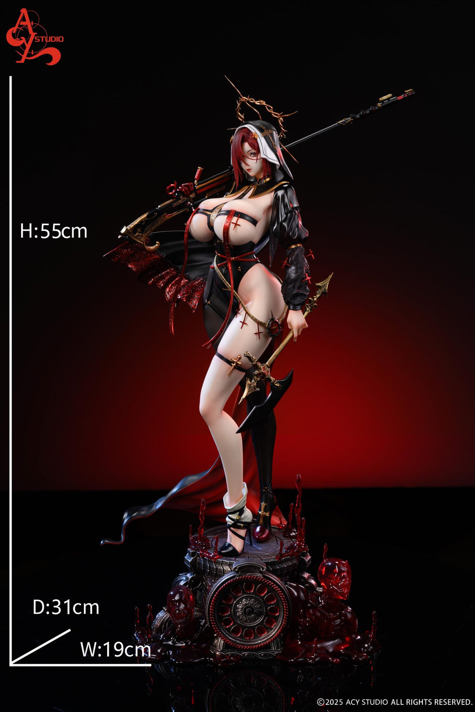 [Warehouse in Stock] ACY Studio - Statue - Original - VATICAN series Battle Sister (Licensed)