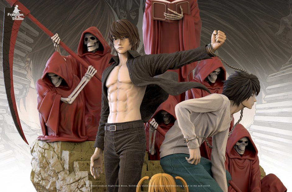 [Pre-Order] Freedom Studio - Statue - Death Note - Yagami Light & Misamisa & L.Lawlie