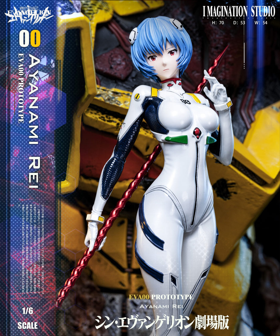 [Pre-Order Closed] Imagination Studio - Statue - Neon Genesis Evangelion - Soryu Asuka Langley & Ayanami Rei