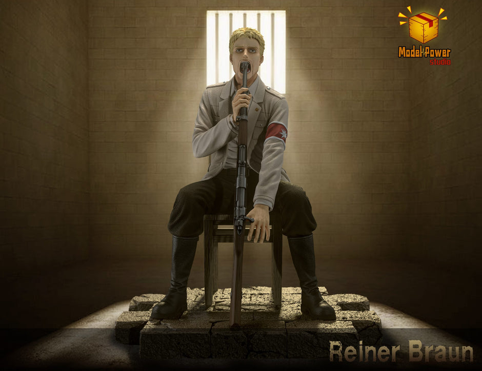 [Pre-Order Closed] Model Power Studio - Statue - Attack on Titan - Despairing Reiner Braun