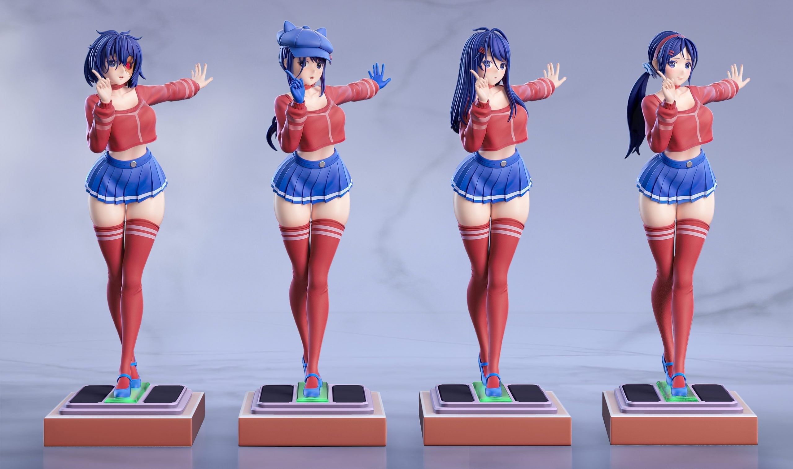 [Pre-Order] AGC Studio - Statue - MiSide - Four forms Mita
