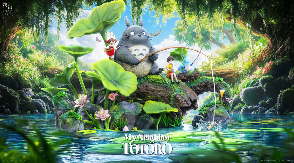 [Pre-Order] Wu Yu Studio - Statue - My Neighbor Totoro - Memories Series 01 Totoro by the Lotus Pond