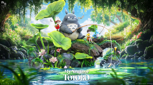 [Pre-Order] Wu Yu Studio - Statue - My Neighbor Totoro - Memories Series 01 Totoro by the Lotus Pond