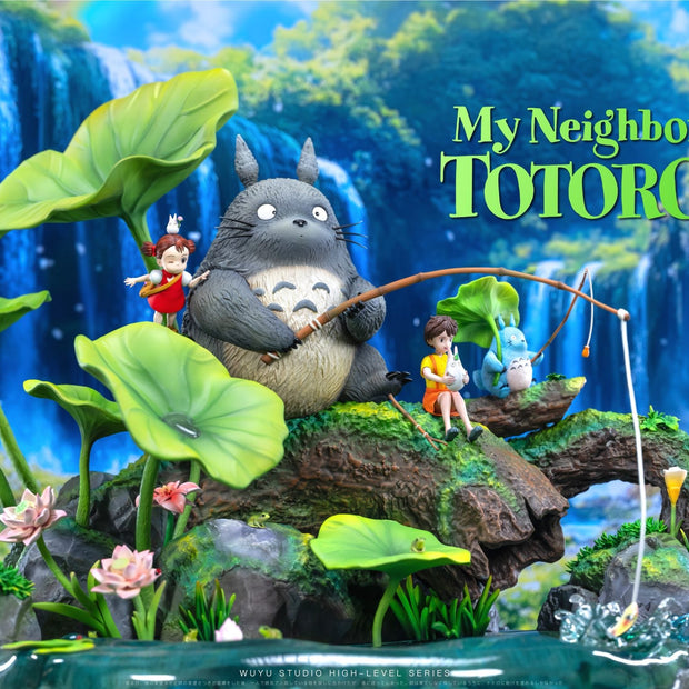 [Pre-Order] Wu Yu Studio - Statue - My Neighbor Totoro - Memories Series 01 Totoro by the Lotus Pond