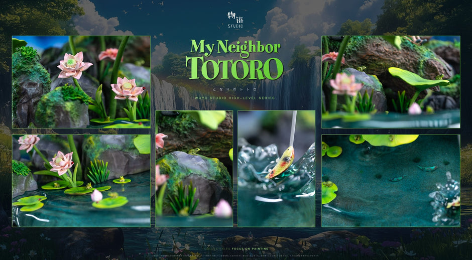 [Pre-Order] Wu Yu Studio - Statue - My Neighbor Totoro - Memories Series 01 Totoro by the Lotus Pond