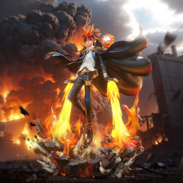 [Pre-Order Closed] Jike Studio & Arcobaleno Studio - Statue - Katekyo Hitman Reborn - Sawada Tsunayoshi the Tenth Generation Leader of the Vongola