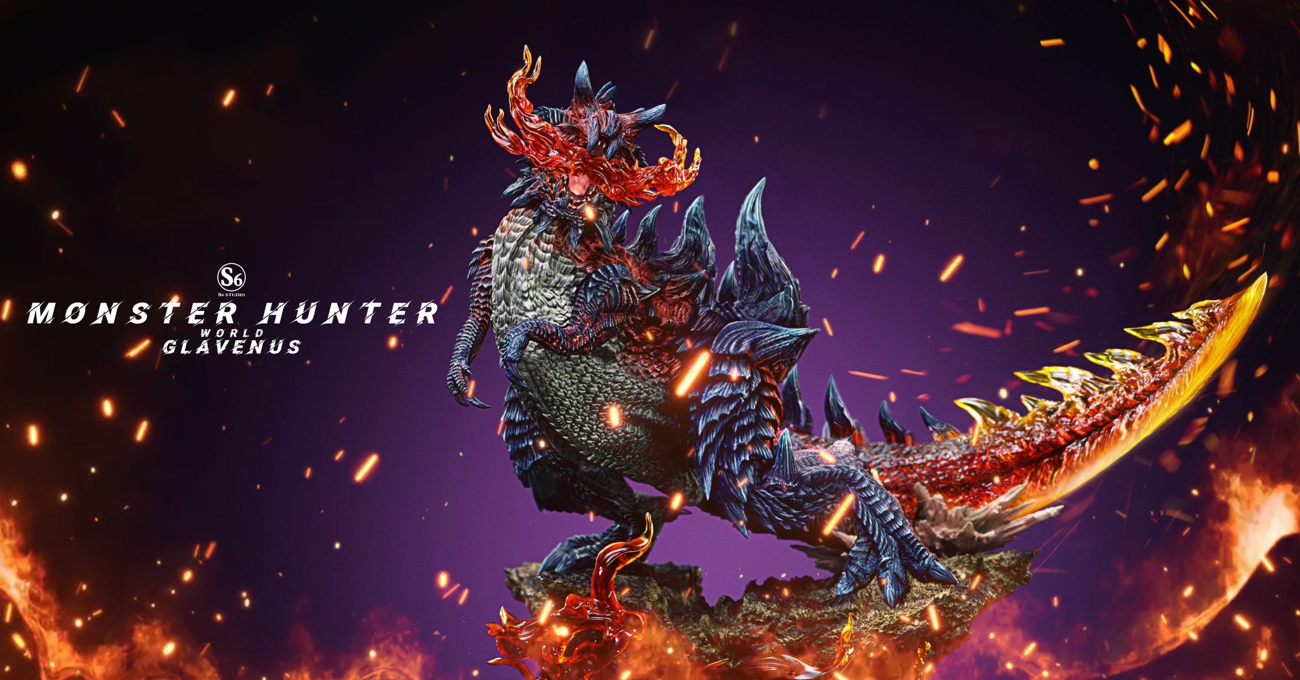 [Warehouse in Stock] S6 studio - Statue - Monster Hunter - Glavenus