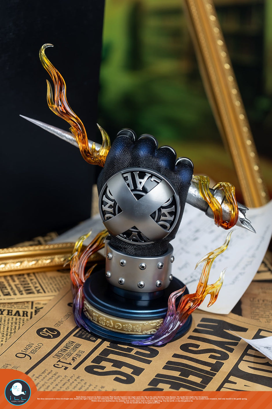 [Pre-Order Closed] ILLegal Factory Studio - Statue - Katekyo Hitman Reborn - Hot Blood Soul 014 Tsunayoshi Sawada X Gloves Ver.2.0 Vongola Gloves