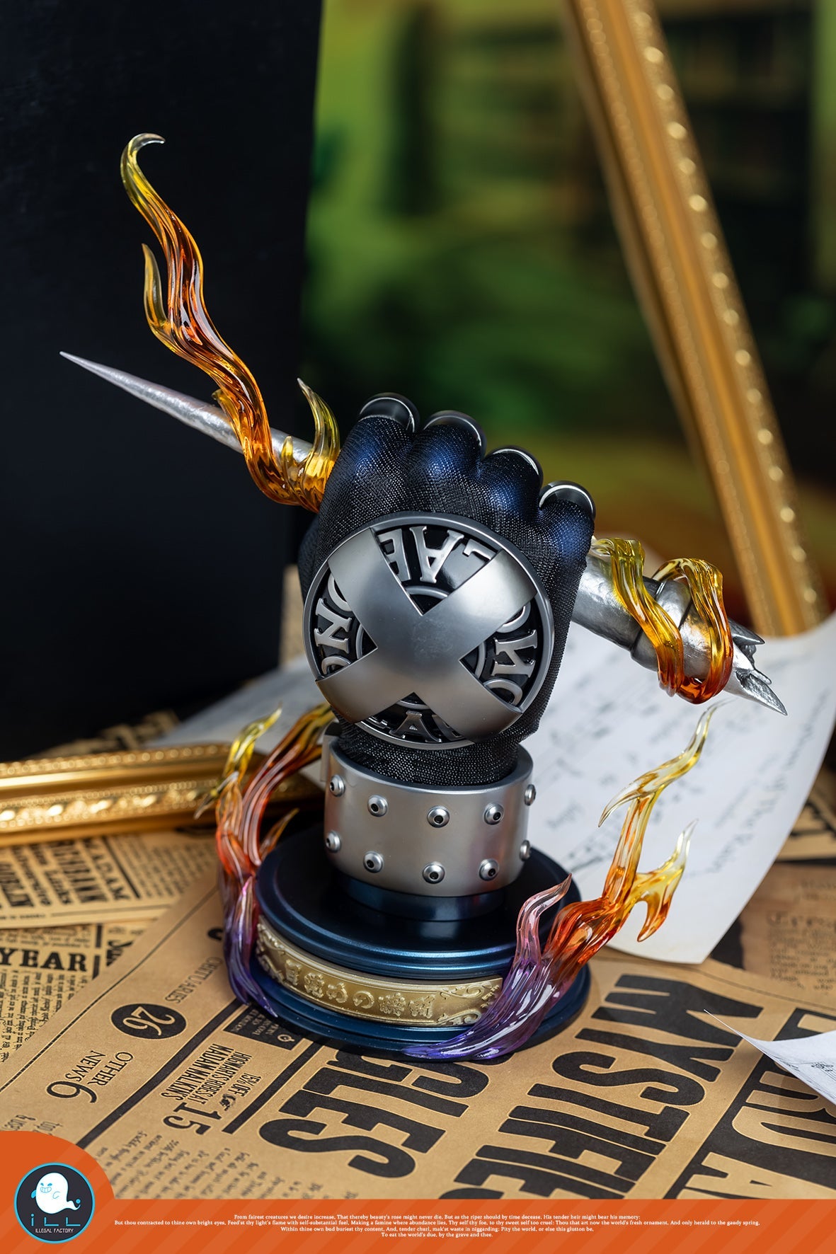 [Pre-Order Closed] ILLegal Factory Studio - Statue - Katekyo Hitman Reborn - Hot Blood Soul 014 Tsunayoshi Sawada X Gloves Ver.2.0 Vongola Gloves