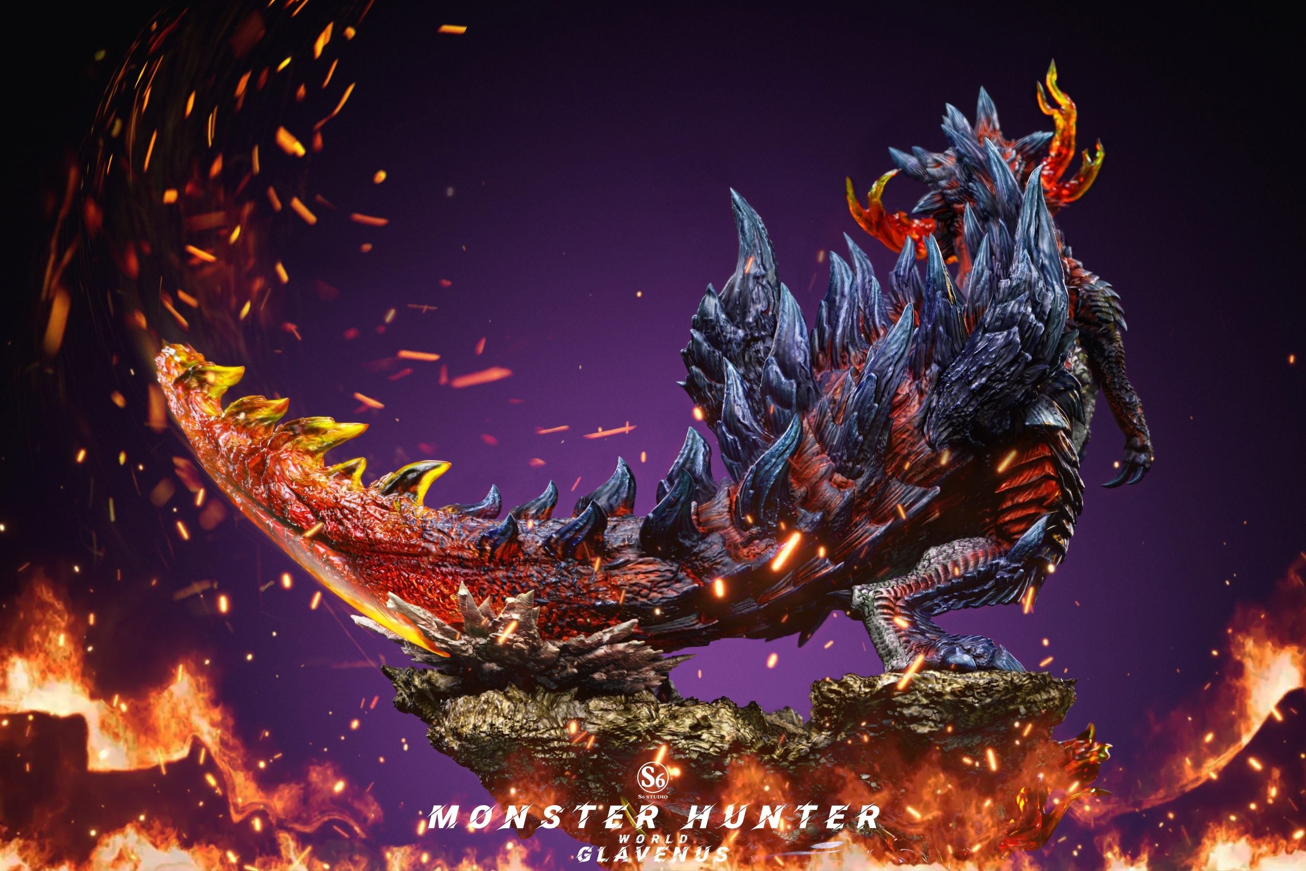 [Warehouse in Stock] S6 studio - Statue - Monster Hunter - Glavenus