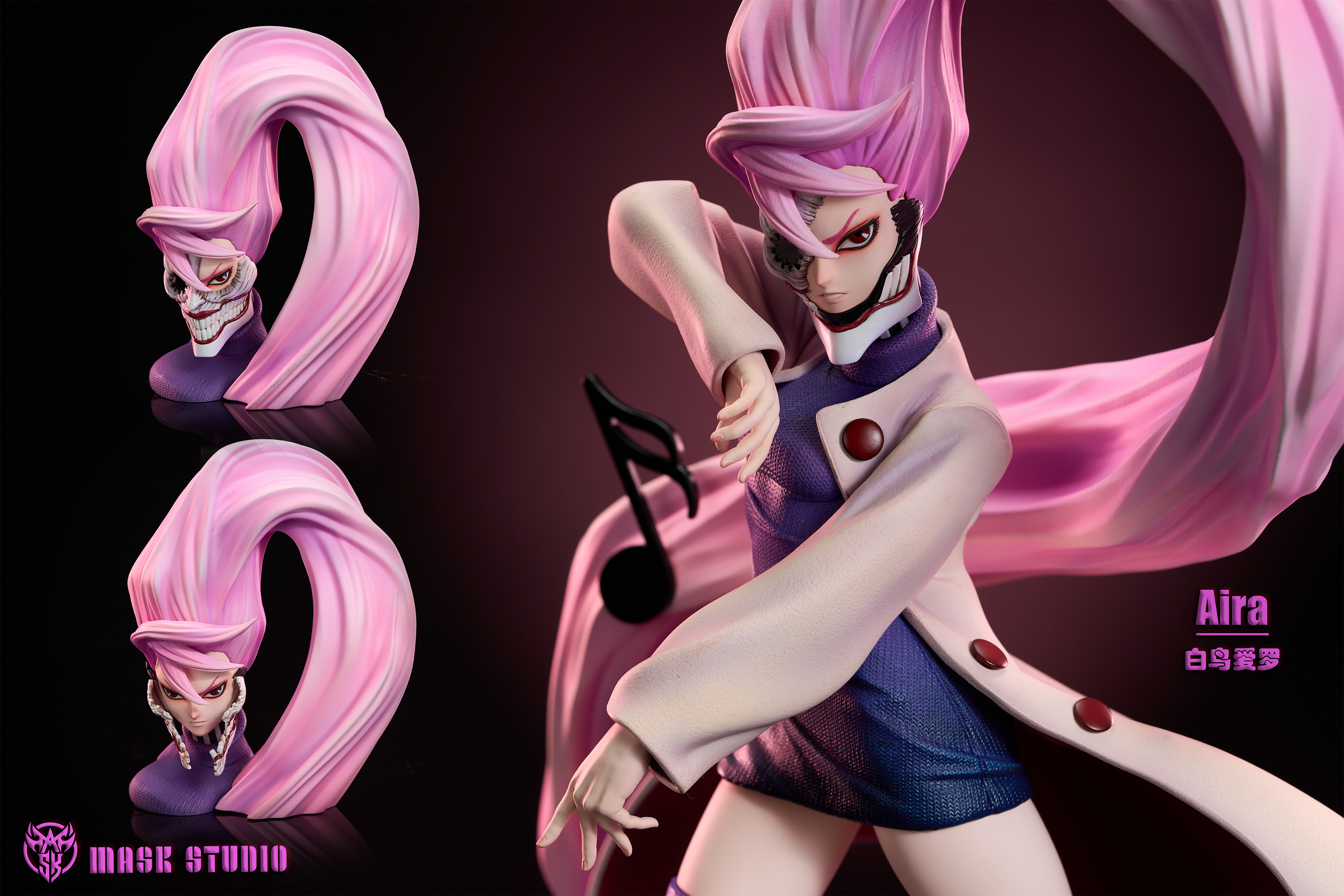 [Pre-Order] Mask Studio - Statue - Dan Da Dan - Shiratori Aira