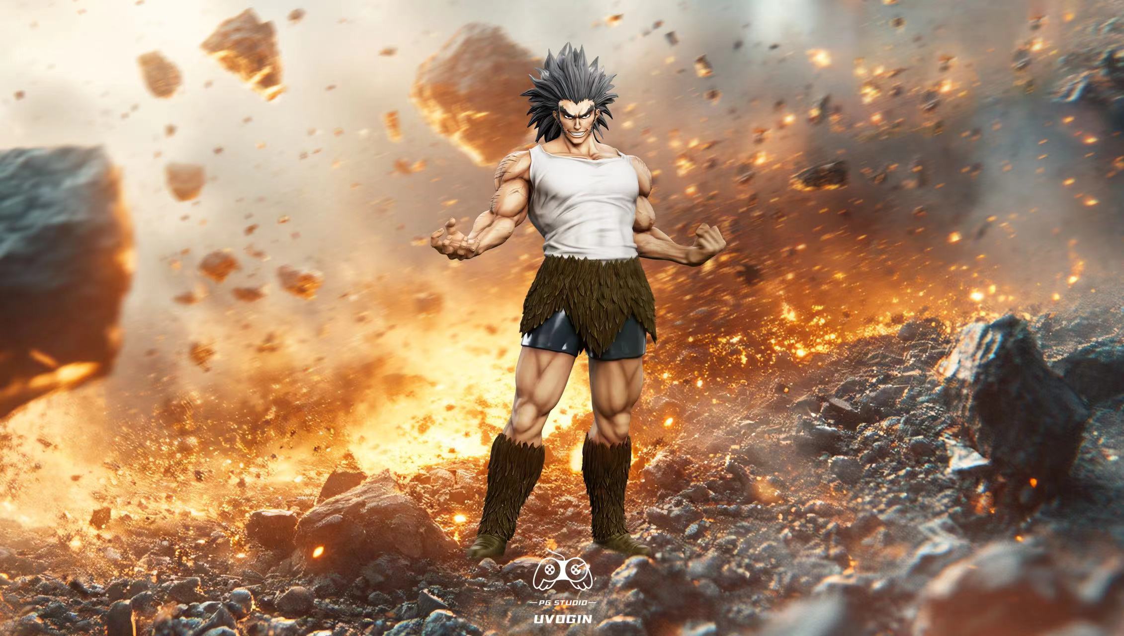 [Pre-Order] PG Studio - Statue - Hunter x Hunter - Phantom Troupe #5 Nobunaga Hazama & Uvogin & Franklin