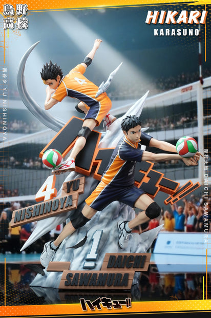 [Pre-Order Closed] HIKARI Studio - Statue - Haikyuu!! - Yu Nishinoya & Daichi Sawamura