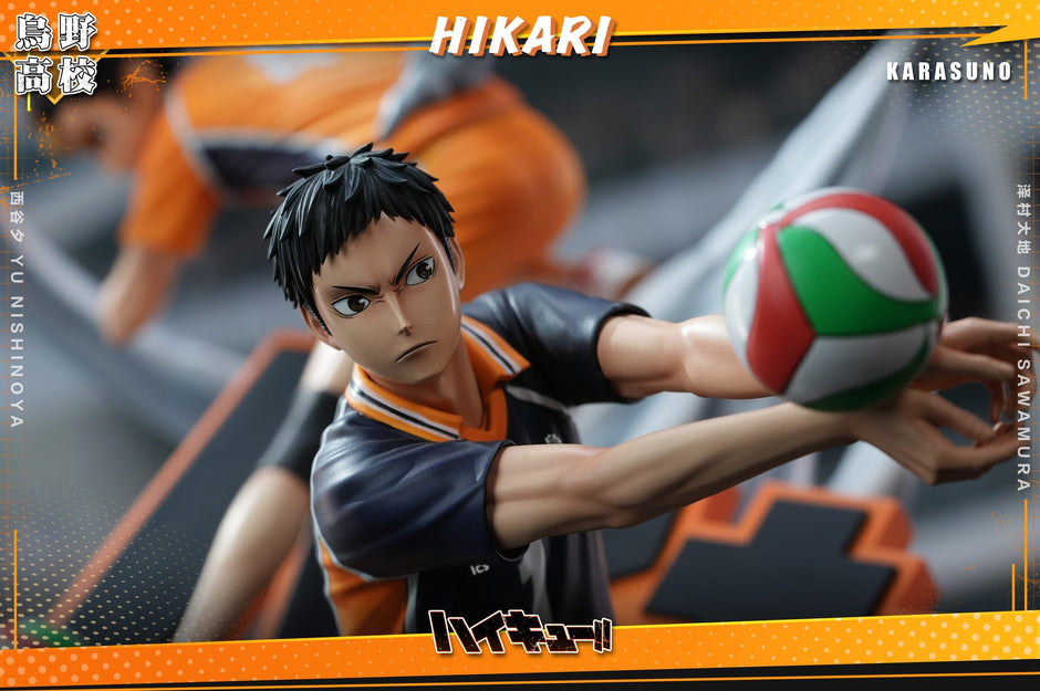 [Pre-Order Closed] HIKARI Studio - Statue - Haikyuu!! - Yu Nishinoya & Daichi Sawamura