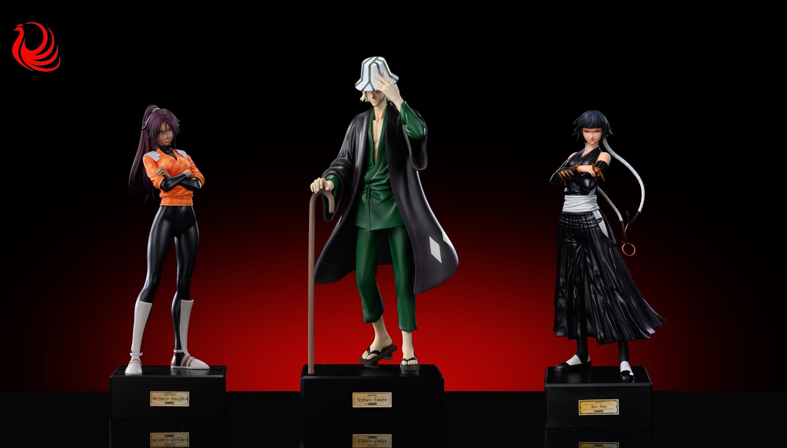 [Pre-Order] Wan Guan Zao Wu Studio - Statue - Bleach - Soi Fon & Urahara Kisuke