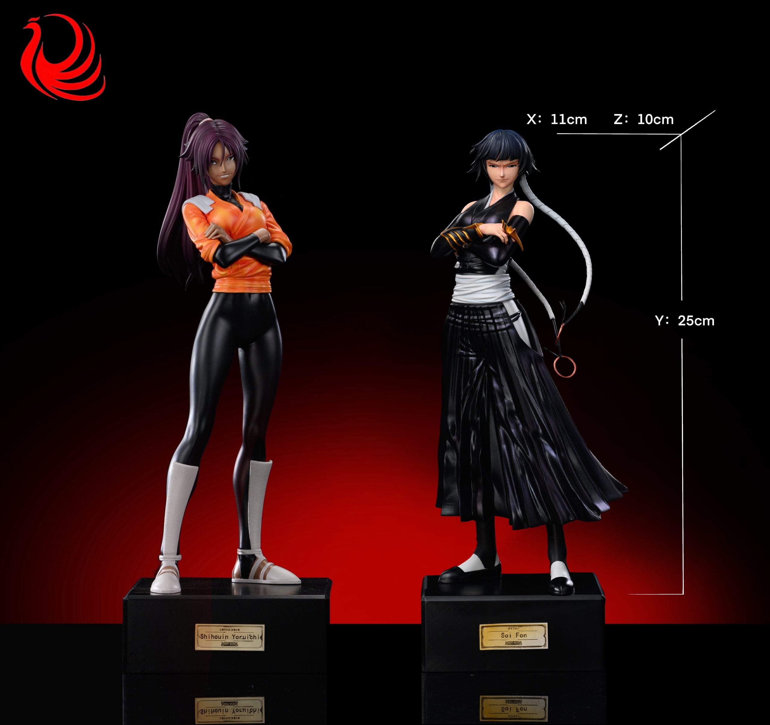 [Pre-Order] Wan Guan Zao Wu Studio - Statue - Bleach - Soi Fon & Urahara Kisuke