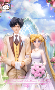 [Pre-Order] CAT TAIL Studio - Statue - Sailor Moon - Wedding Couple Series Tsukino Usagi & Mamoru Chiba's Wedding