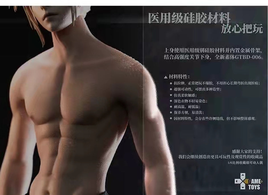 [Warehouse in Stock] Gametoys studio - Action Figure - Final Fantasy 7 AC Cloud Strife GT-006A (Licensed)