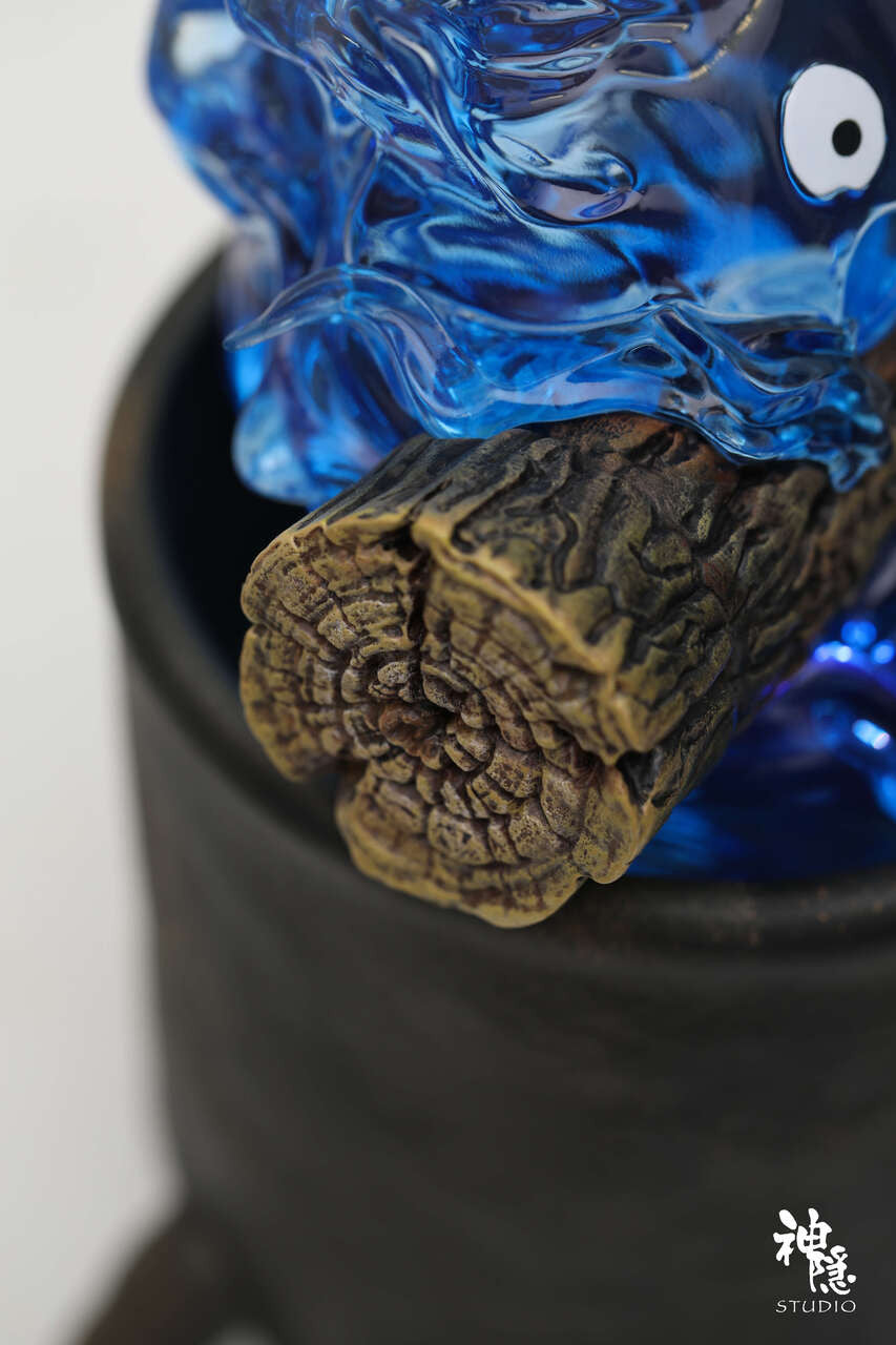 [Warehouse in Stock] Shen Yin Studio - Statue - Howl's Moving Castle - Blue Calcifer with LED