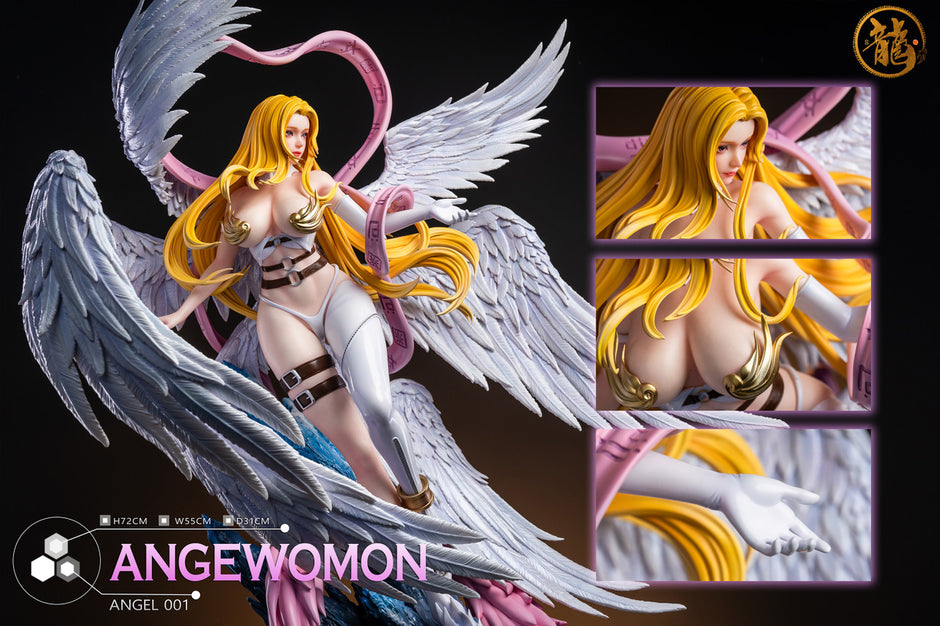 [Warehouse in Stock] Dragon STUDIO - Statue - Digimon - Angewomon & Lady Devimon
