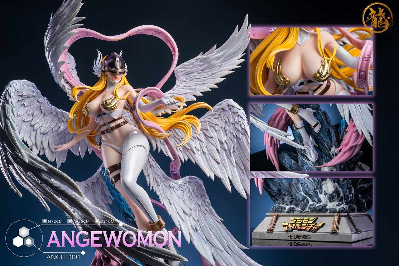 [Warehouse in Stock] Dragon STUDIO - Statue - Digimon - Angewomon & Lady Devimon