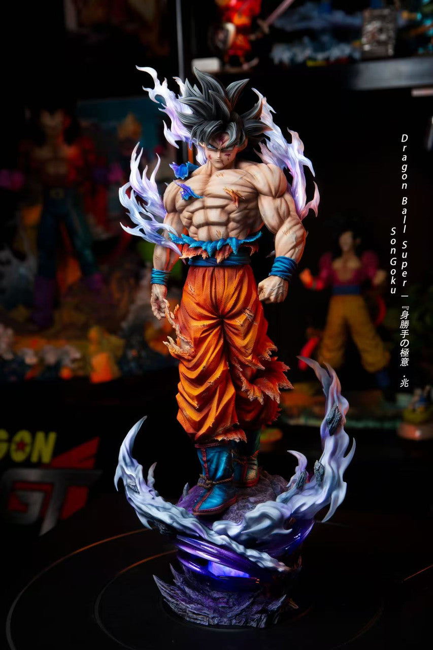 [Warehouse in Stock] YUN QI Studio - Statue - Dragon Ball Light carving series Migatte no Gokui Son Goku