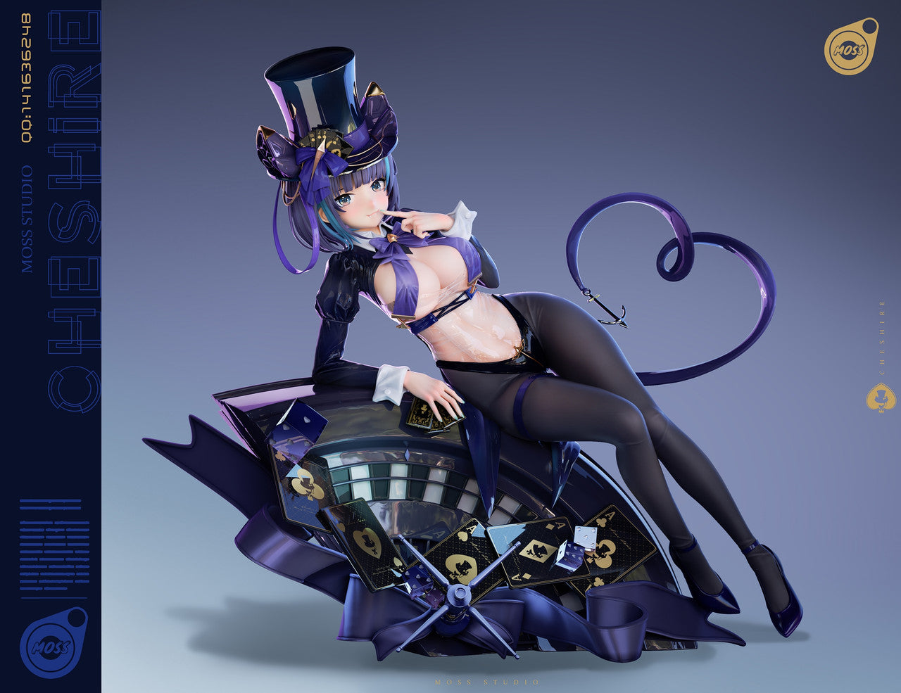 [Pre-Order Closed] MOSS Studio - Statue - Azur Lane - Brilliant Night Dream Cheshire