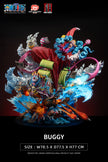 [Pre-Order] Jimei Palace - Statue - ONE PIECE New Yonko BUGGY Limited Edition Statue (Licensed)